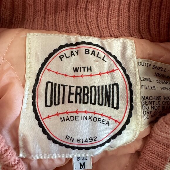 Vintage Outerbound Wool Sweater Jacket Cardigan SweaterQuilted Lined Snap Button - Picture 11 of 16